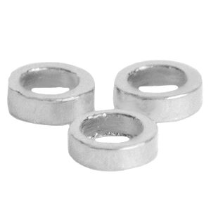 Tussenstukje DQ  - zilver (nickelvrij) - +/- 3 mm - 73486 - PROMO