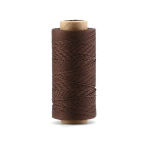 Macramé-koord Polyester 0.5mm - donker bruin - 1 meter - 1050488