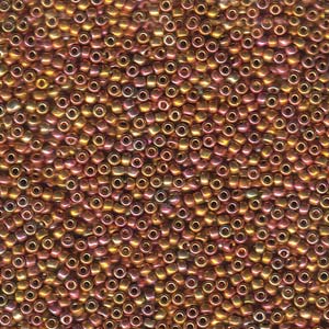 Rocailles 11/0 -  24Kt Gold Iris - 199