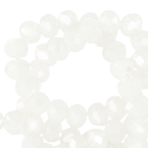 Briolette top quality - 4x3mm - Crystal pearl shine coating - 70232
