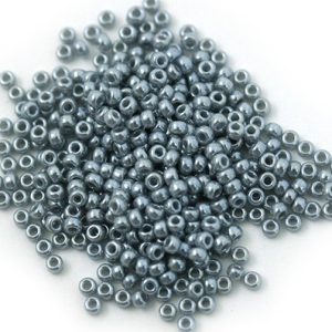 Rocailles 11/0 -  MIYUKI - Gris opaque luster  - 443 (cr)