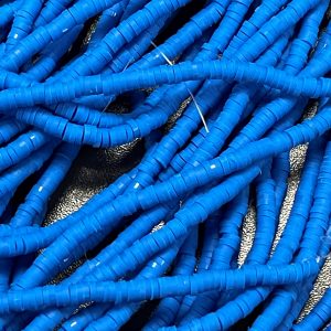 Katsuki beads 4mm op streng -  blauw  - Super promotie