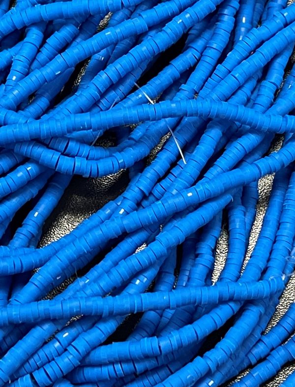 Katsuki beads 4mm op streng -  blauw  - Super promotie