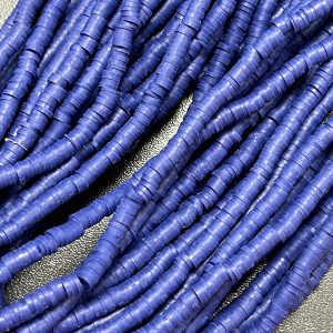 Katsuki beads 4mm op streng - cobalt blauw - Super promotie