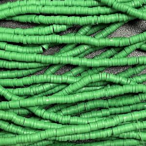 Katsuki beads 4mm op streng - groen - Super promotie