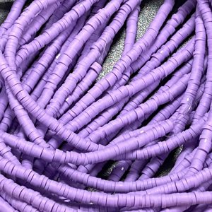 Katsuki beads 4mm op streng - lila - Super promotie