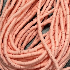 Katsuki beads 4mm op streng - zalmroos - Super promotie
