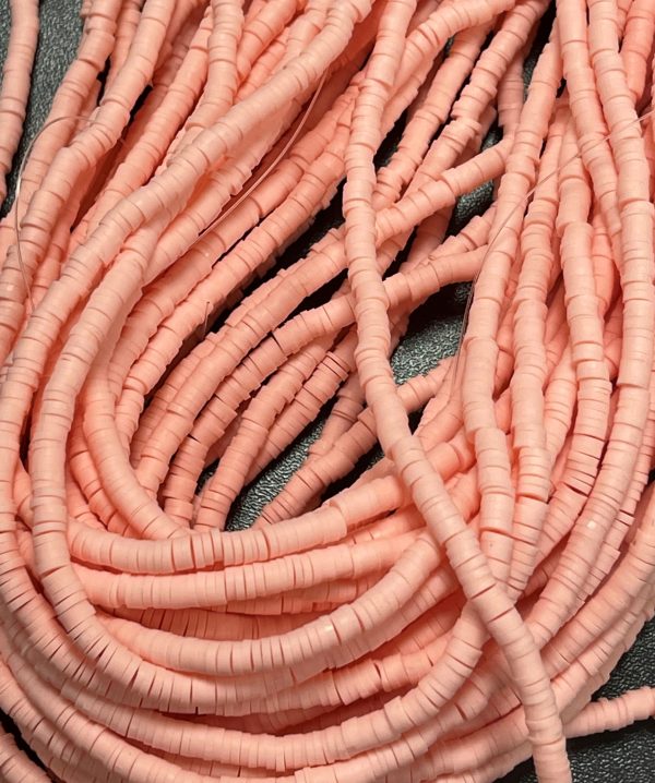 Katsuki beads 4mm op streng - zalmroos - Super promotie