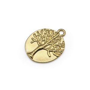 Hangertje levensboom - gold plated