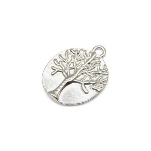 Hangertje levensboom - silver plated