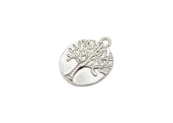 Hangertje levensboom - silver plated