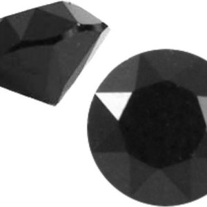 puntsteen SS29 - 6mm - jet hematite