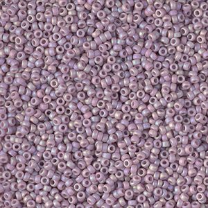 Rocailles 15/0 -  matte opaque mauve AB - 410FR