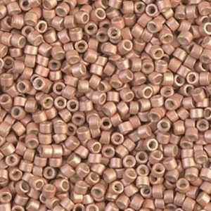 Delica Bead 11/0 - Rose Gold galvanisé Mat - 1155