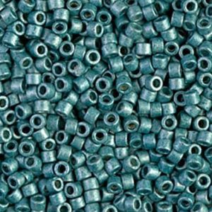Delica Bead 11/0 - DURAC. GALV. MAT  DARK SEA FOAM - 1847F