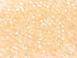 Firepolish Facet 3mm - crystal champagne luster - 00030/14413