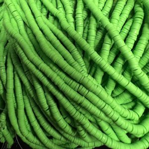 Katsuki beads 4mm op streng -  licht groen  - Super promotie