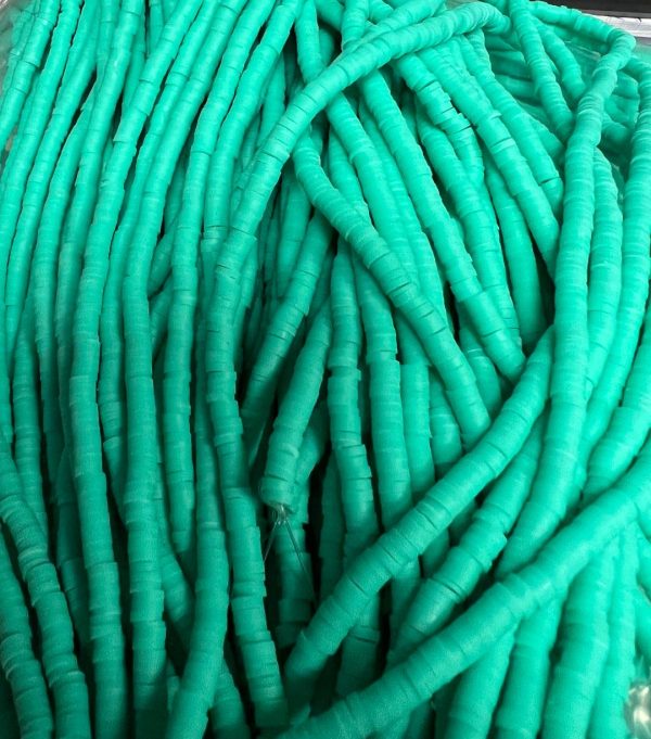 Katsuki beads 4mm op streng -  turquoise  - Super promotie