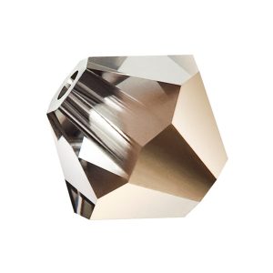MC Bead Rondell 3 mm - starlight gold half
