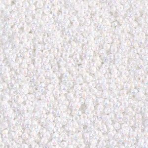 Rocailles 15/0 -  white pearl AB - 471