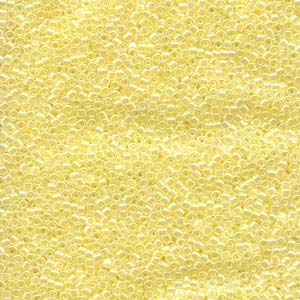 Delica Bead 11/0 - Crystal Pale Yellow Luster - 232