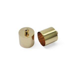 Eindkapje 11mm - gold plated