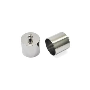 Eindkapje 11mm - rhodium