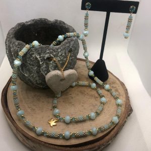 Schema setje (ketting,armband en oorbellen) Louise