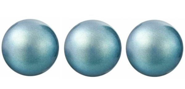 Preciosa Ronde parel - 6mm - Pearlscent blue