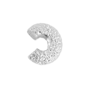 Cover-bead stardust silver - 5mm
