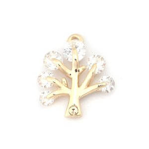 Bedeltje 18K real gold plated levensboompje