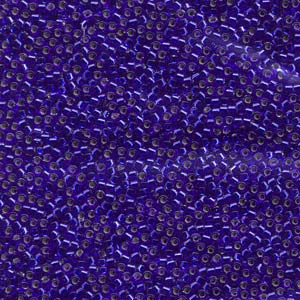 Delica Bead 11/0 - silver lined cobalt - 47