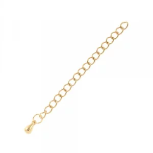 Verlengketting edelstaal gold - 3 stuks - SSP795