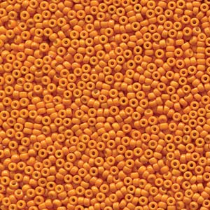 Rocailles 11/0 -  Duracoat Opaque Dyed Orange - 4454