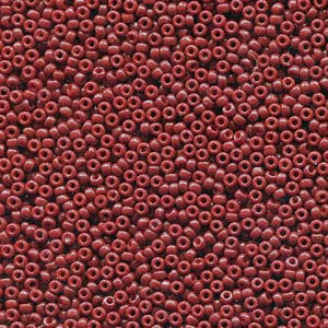 Rocailles 11/0 -  Duracoat Opaque Dyed Red - 4469