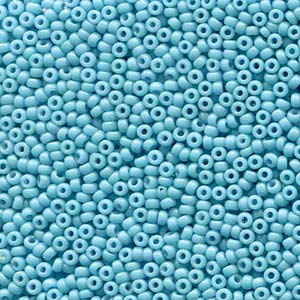 Rocailles 15/0 -  Duracoat Opaque Dyed Aqua Blue - 4478