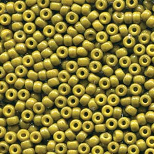 Rocaille 11/0 - Duracoat Opaque Dyed Olive - 4491