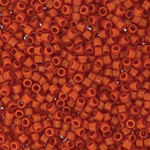Delica Bead 11/0 - Duracoat Opaque Persimmon - 2108