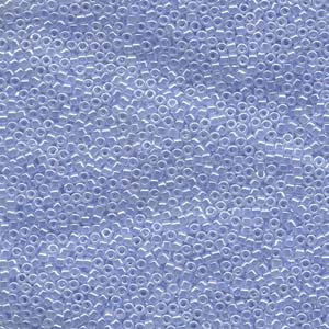 Delica Bead 11/0 - Lined Crystal/Light Sapphire - 257
