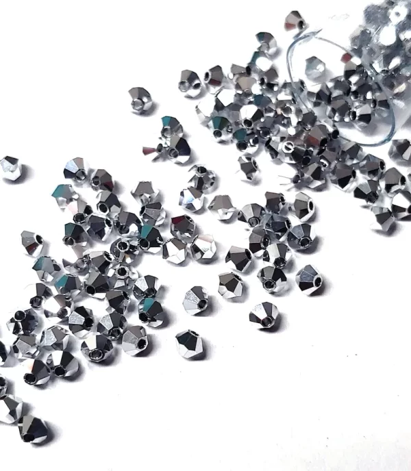 MC Bead Rondell 4 mm - crystal labrador full