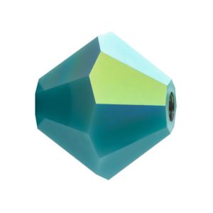 MC Bead Rondell 4 mm - turquoise AB