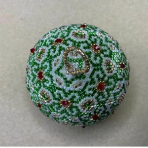 Schema kerstbal 3D - 12 rijen met toupie's