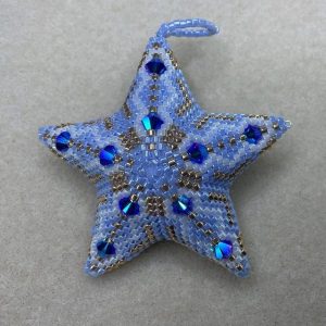 Schema kerstster met toupie's - model 2