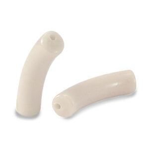 Acryl tube - 32x8mm - latte beige