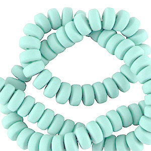 polymeer rondel - Light blue