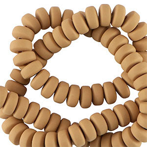 polymeer rondel - brown