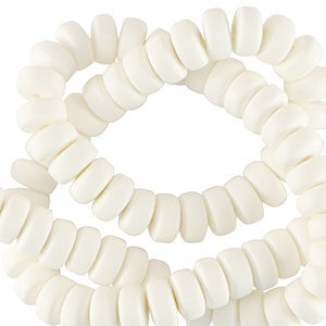 polymeer rondel - white