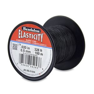 Rekdraad zwart 0.5mm - 1 meter