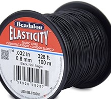 Rekdraad zwart 0.8mm - 1 meter