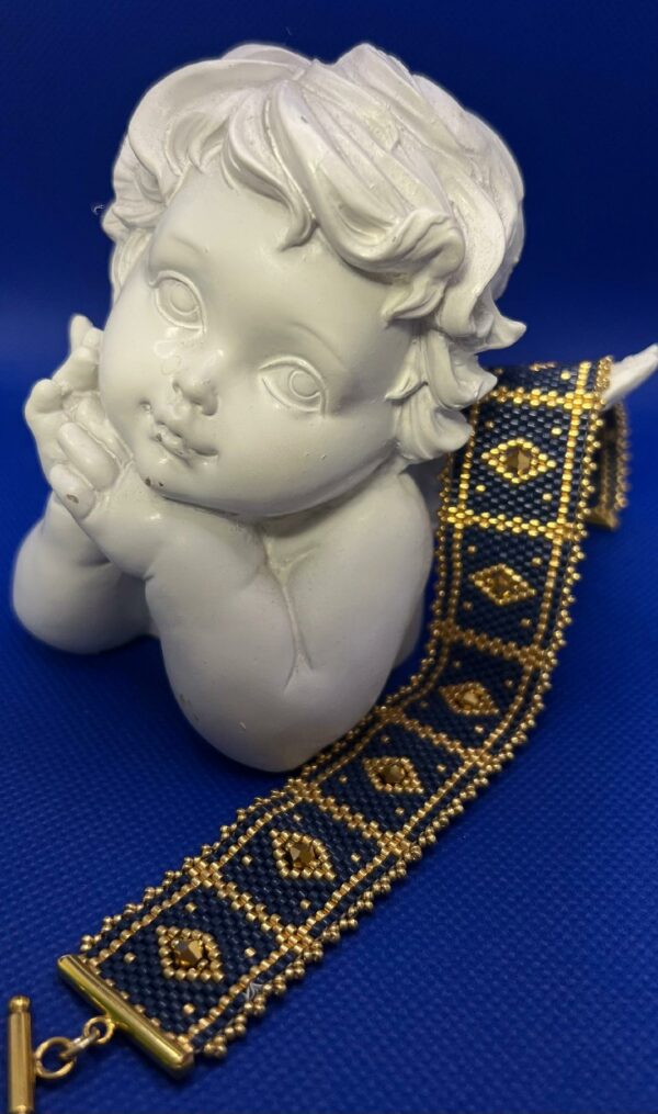 Pakketje armband Xeni - Blauw/goud